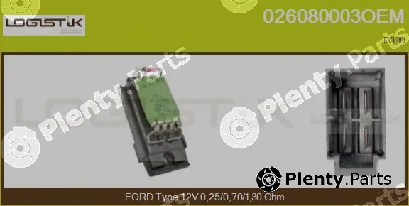 LGK 026080003OEM — Resistor, interior blower
