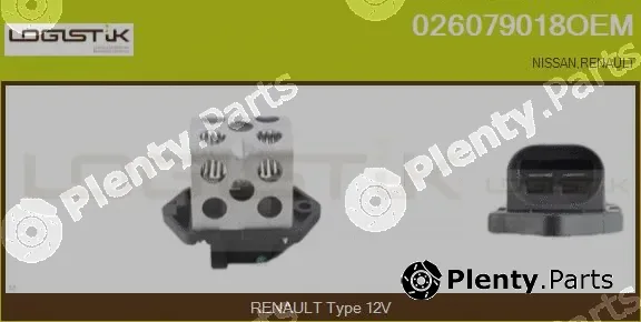 LGK 026079018OEM — Series resistor, electric motor (radiator fan)