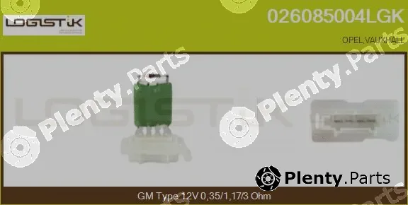 LGK 026085004LGK — Resistor, interior blower