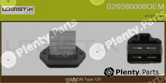 LGK 026086008OEM — Resistor, interior blower