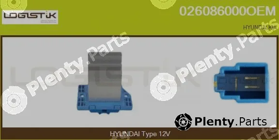 LGK 026086000OEM — Resistor, interior blower