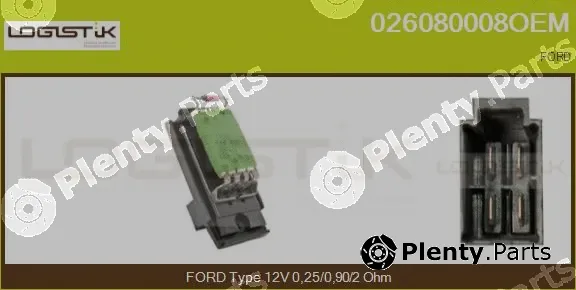 LGK 026080008OEM — Resistor, interior blower