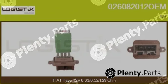 LGK 026082012OEM — Resistor, interior blower