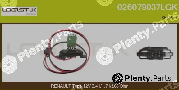 LGK 026079037LGK — Resistor, interior blower