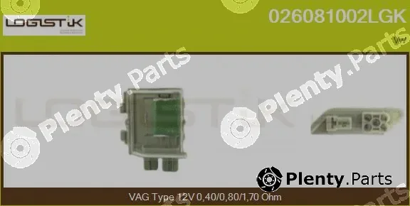 LGK 026081002LGK — Resistor, interior blower