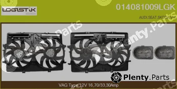 LGK 014081009LGK — Electric Motor, radiator fan