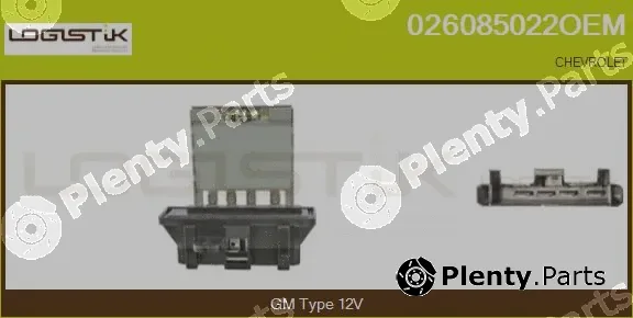 LGK 026085022OEM — Resistor, interior blower