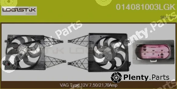 LGK 014081003LGK — Electric Motor, radiator fan