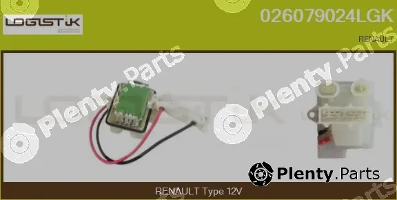 LGK 026079024LGK — Resistor, interior blower