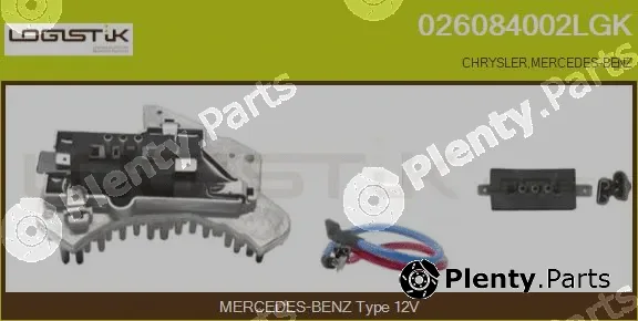 LGK 026084002LGK — Resistor, interior blower