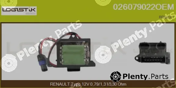 LGK 026079022OEM — Resistor, interior blower