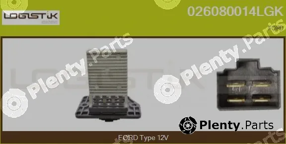 LGK 026080014LGK — Resistor, interior blower