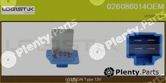 LGK 026086014OEM — Resistor, interior blower