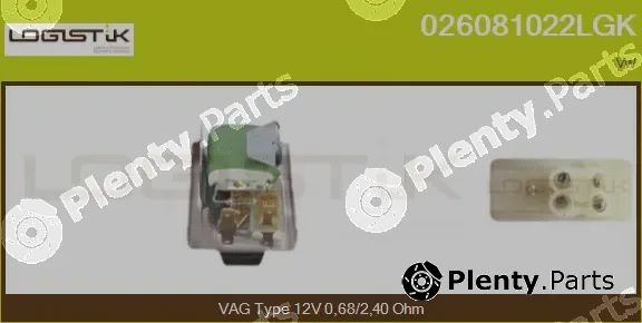 LGK 026081022LGK — Resistor, interior blower