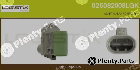 LGK 026082008LGK — Series resistor, electric motor (radiator fan)