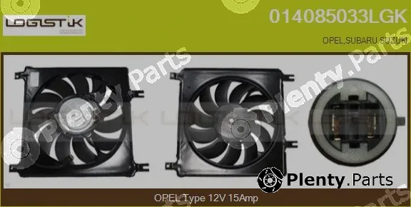 LGK 014085033LGK — Electric Motor, radiator fan