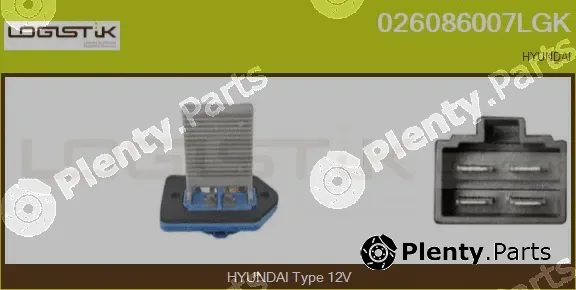 LGK 026086007LGK — Resistor, interior blower