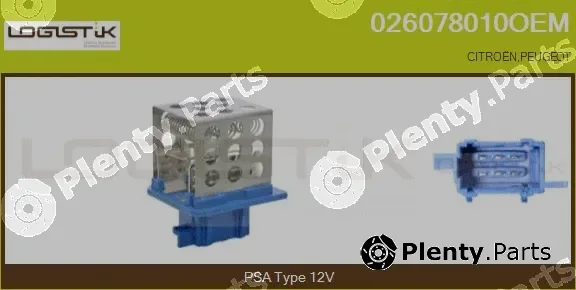 LGK 026078010OEM — Resistor, interior blower