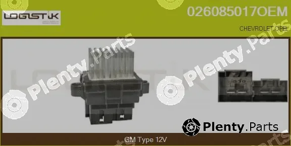 LGK 026085017OEM — Resistor, interior blower