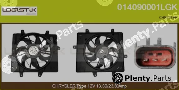 LGK 014090001LGK — Electric Motor, radiator fan