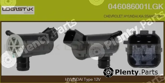 LGK 046086001LGK — Washer Fluid Pump, window cleaning
