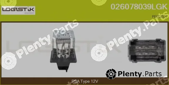 LGK 026078039LGK — Resistor, interior blower