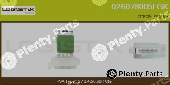 LGK 026078005LGK — Resistor, interior blower