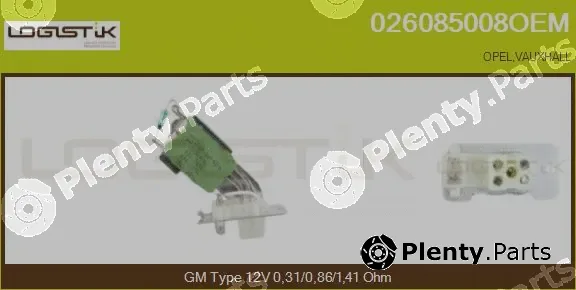 LGK 026085008OEM — Resistor, interior blower