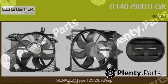 LGK 014079001LGK — Electric Motor, radiator fan