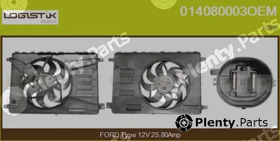 LGK 014080003OEM — Electric Motor, radiator fan