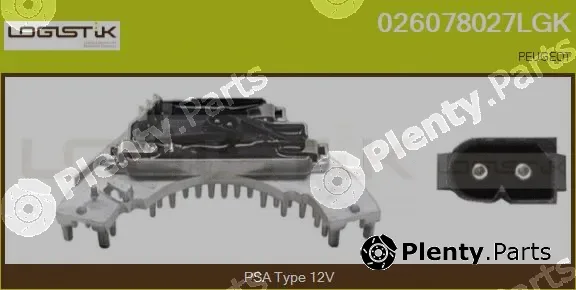 LGK 026078027LGK — Resistor, interior blower