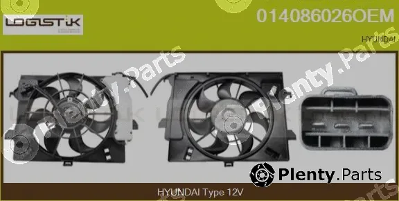 LGK 014086026OEM — Electric Motor, radiator fan