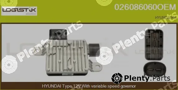LGK 026086060OEM — Series resistor, electric motor (radiator fan)