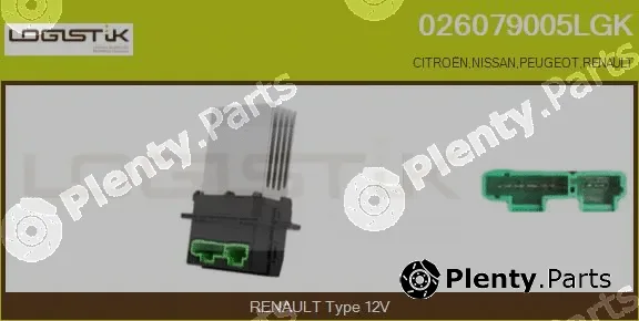 LGK 026079005LGK — Resistor, interior blower