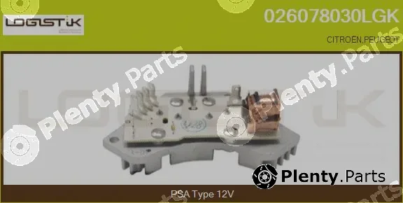 LGK 026078030LGK — Resistor, interior blower