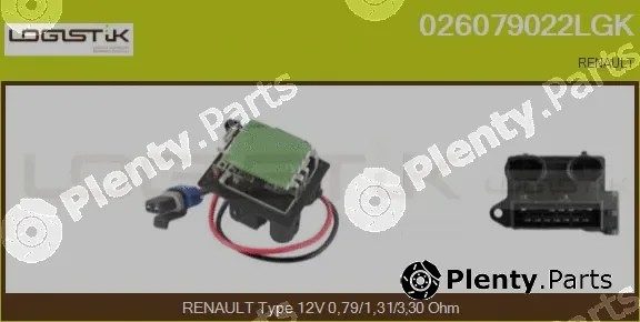 LGK 026079022LGK — Resistor, interior blower