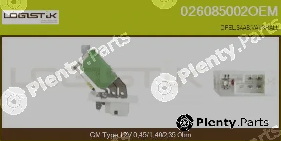 LGK 026085002OEM — Resistor, interior blower