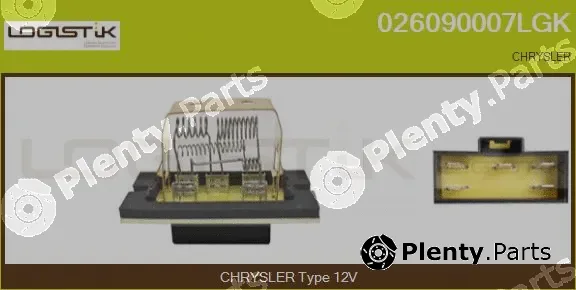 LGK 026090007LGK — Resistor, interior blower