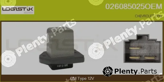 LGK 026085025OEM — Resistor, interior blower
