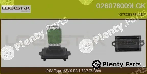 LGK 026078009LGK — Resistor, interior blower