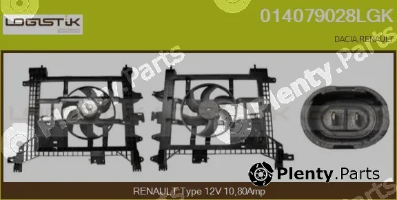 LGK 014079028LGK — Electric Motor, radiator fan