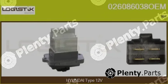 LGK 026086038OEM — Resistor, interior blower