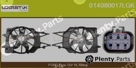 LGK 014080017LGK — Electric Motor, radiator fan