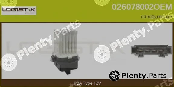 LGK 026078002OEM — Resistor, interior blower