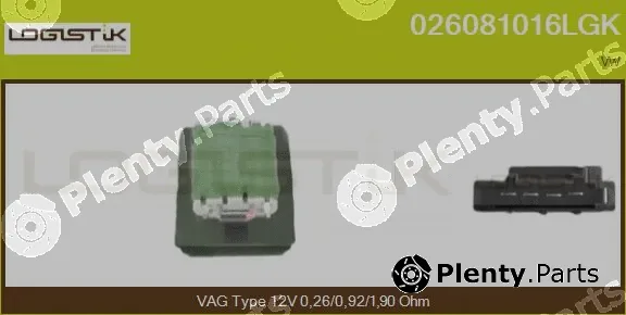 LGK 026081016LGK — Resistor, interior blower