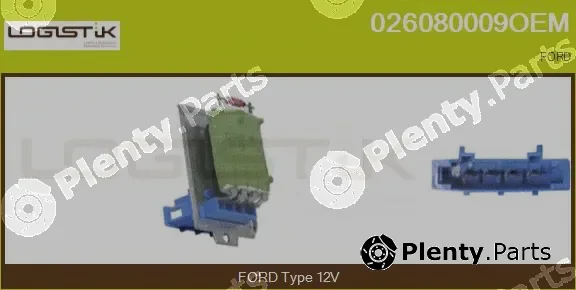 LGK 026080009OEM — Resistor, interior blower