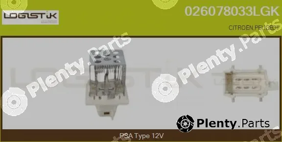 LGK 026078033LGK — Resistor, interior blower