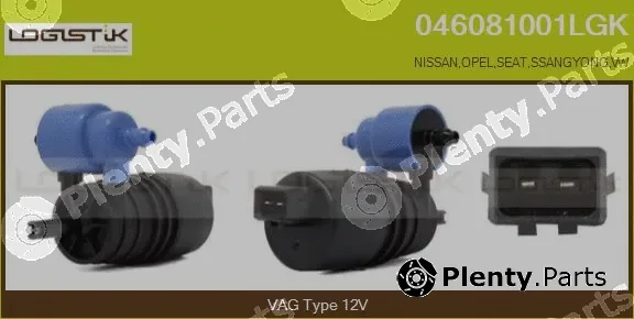 LGK 046081001LGK — Washer Fluid Pump, window cleaning