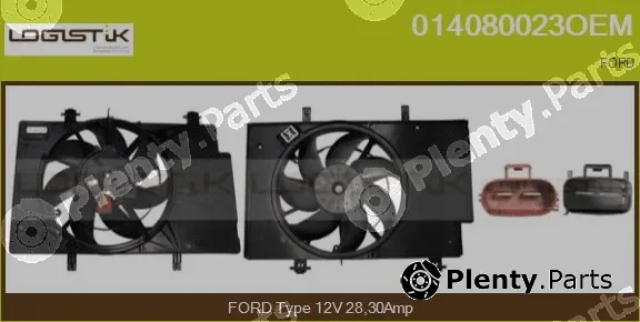 LGK 014080023OEM — Electric Motor, radiator fan
