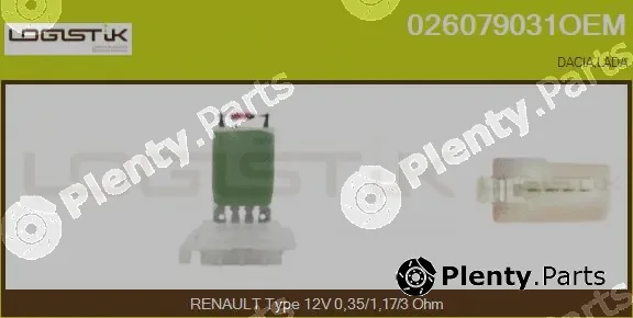 LGK 026079031OEM — Resistor, interior blower